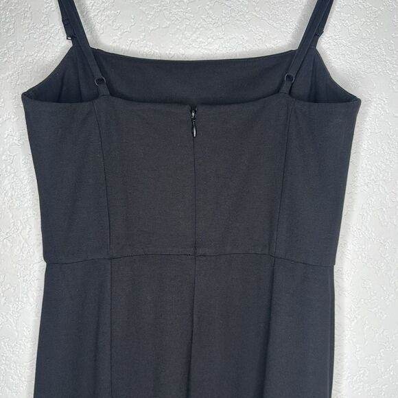 NWT NBD Eileen Gown in Black Revolve Small LBD Slit Stretch - Picture 8 of 15